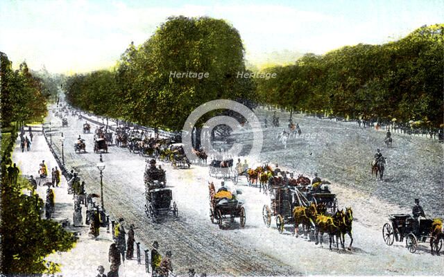 Rotten Row, Hyde Park, London, 20th Century. Artist: Unknown