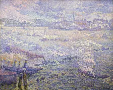 Rotterdam. Les Fumées. Artist: Signac, Paul (1863-1935)
