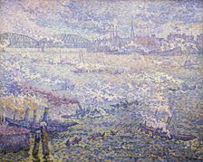 Rotterdam. Les Fumées. Artist: Signac, Paul (1863-1935)