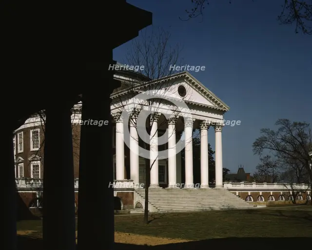 Rotunda of the University of Virginia, Charlottesville, Va., 1943. Creator: John Collier.