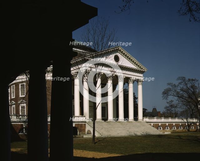 Rotunda of the University of Virginia, Charlottesville, Va., 1943. Creator: John Collier.