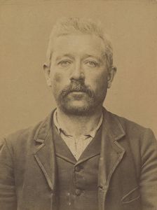 Roubichon. Jean-Marie. né le 14/6/52 à Vannes (Morbihan). Maçon. Anarchiste. 2/7/94. , 1894. Creator: Alphonse Bertillon