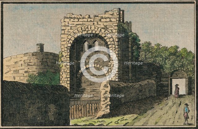 'Rougemond Castle at Exeter', 18th century?  Creator: Unknown.