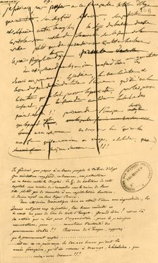 Rough draft of text for inclusion in "Le Moniteur Universel", 16 April 1801, (1921). Creator: Napoleon Bonaparte I