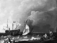 Rough Sea, 1692. Creator: Ludolf Bakhuizen