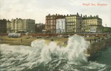 Rough Sea, Brighton late 19th-early 20th century. Creator: Unknown