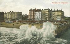 Rough Sea, Brighton late 19th-early 20th century. Creator: Unknown