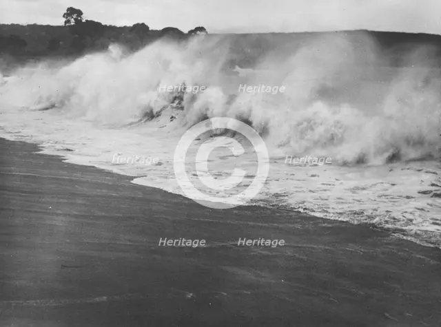 Rough seas at Balmoral Beach, 1960s. Creator: Unknown.