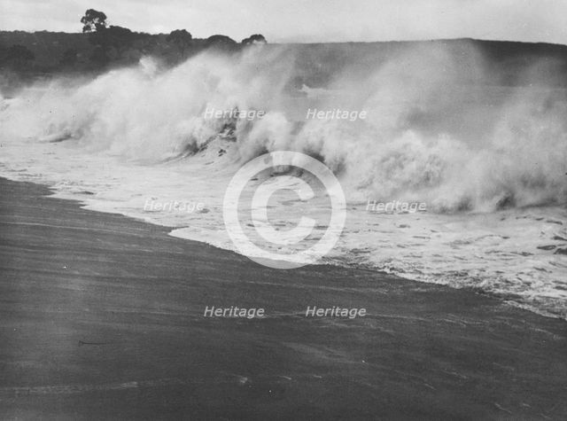 Rough seas at Balmoral Beach, 1960s. Creator: Unknown.