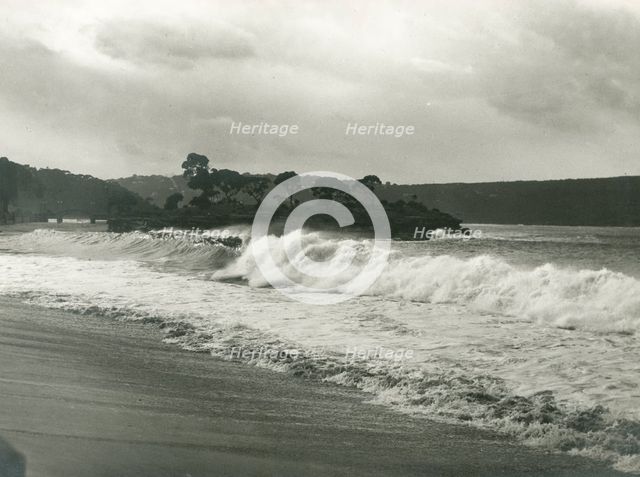 Rough seas at Balmoral Beach, 1960s. Creator: Unknown.