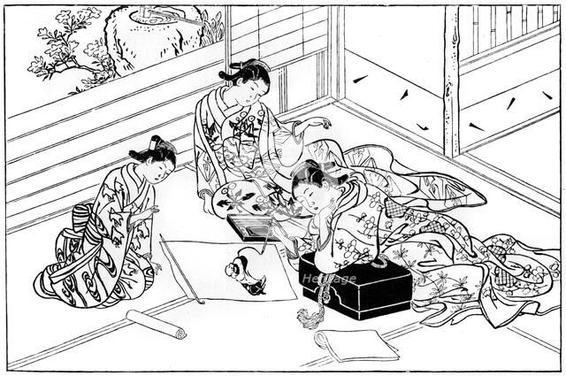 Rough sketching, 1736 (1886). Artist: Unknown