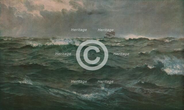 'Rough Weather in the Mediterranean', 1874, (c1930).  Creator: Henry Moore.