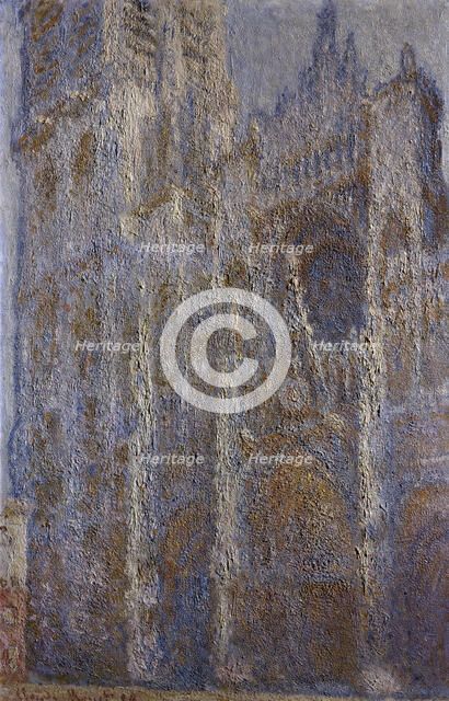 'Rouen Cathedral, Noon (Le Portal et la Tour D'Albane)', 1893-1894.  Artist: Claude Monet