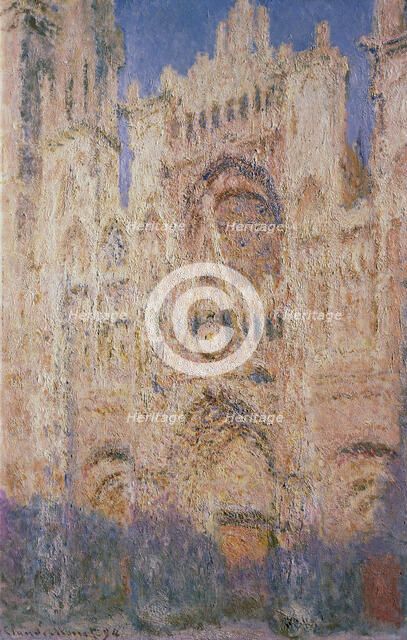 'Rouen Cathedral at Sunset', 1892-1894.  Artist: Claude Monet