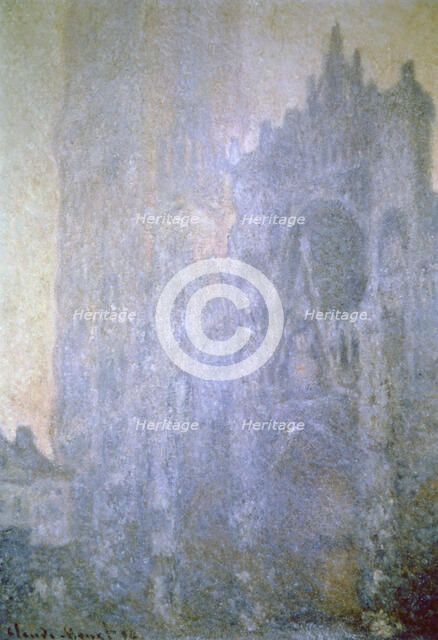 'Rouen Cathedral, Early Morning Light', 1894. Artist: Claude Monet