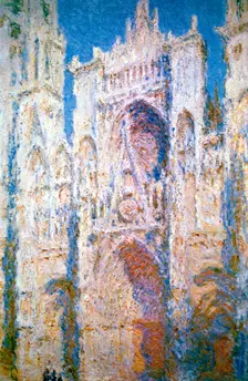 Rouen Cathedral, Harmony in Blue and Gold 1894. Artist: Claude Monet
