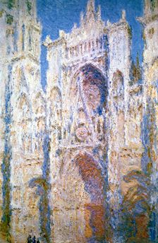 Rouen Cathedral, Harmony in Blue and Gold 1894. Artist: Claude Monet