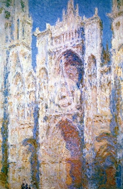 'Rouen Cathedral, Harmony in Blue and Gold', 1894. Artist: Claude Monet
