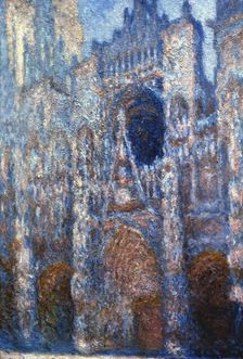 Rouen Cathedral, Sunlight 1894. Artist: Claude Monet