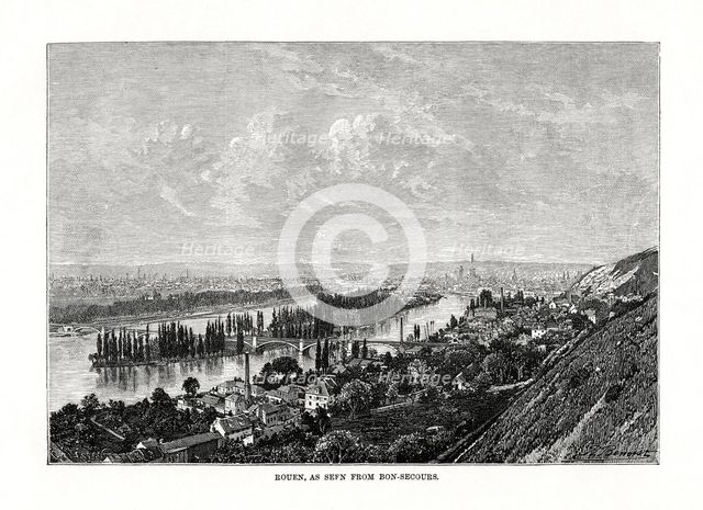 Rouen, Normandy, France, 1879. Artist: Unknown
