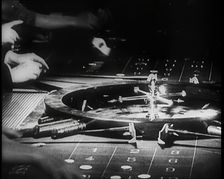 Roulette Wheel in Play, 1926. Creator: British Pathe Ltd