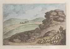 Rouler Moor, Cornwall, from "Sketches from Nature", 1822., 1822. Creator: Thomas Rowlandson