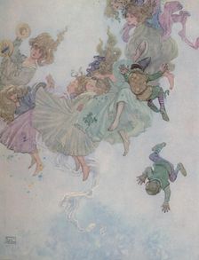 Round and Round They Went, Such Whirling and Twirling c1930. Artist: W Heath Robinson