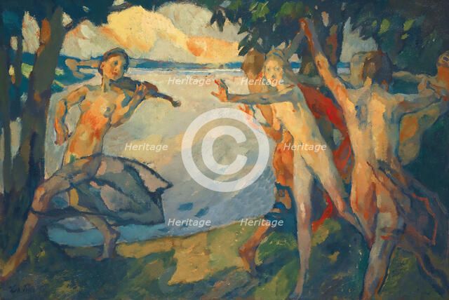 Round dance 2. I., 1921. Creator: Putz; Leo (1869-1940).