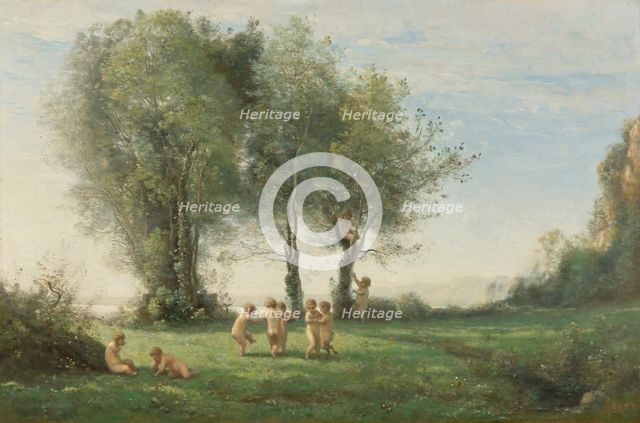 Round Dance Of Putti. Sunrise.