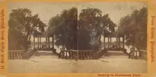 Round House, adjoining Falls, Fairmount Park, Philadelphia, Pennsylvania, about 1872. Creator: James Cremer