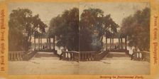 Round House, adjoining Falls, Fairmount Park, Philadelphia, Pennsylvania, about 1872. Creator: James Cremer