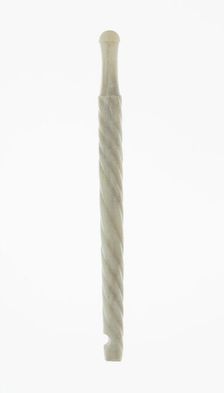 Round Handle-Shaped Jade, Western Zhou period, 11th/10th century B.C. Creator: Unknown