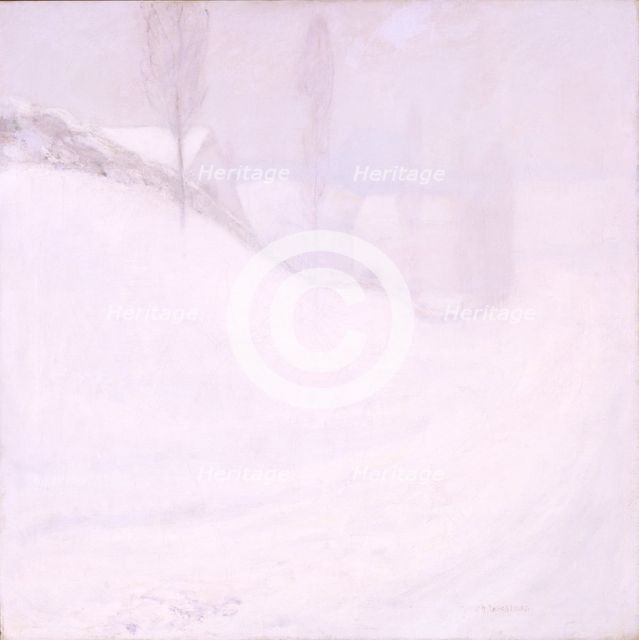 Round Hill Road, ca. 1890-1900. Creator: John Henry Twachtman.
