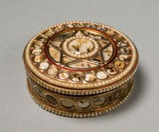 Round Snuff Box, c. 1800-30. Creator: Unknown