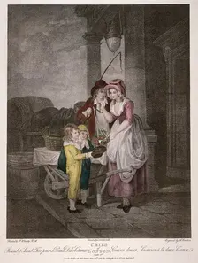 Round & Sound Fivepence a Pound Duke Cherries Cries of London, 1795. Artist: Antoine Cardon