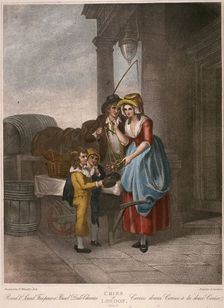 Round & Sound Fivepence a Pound Duke Cherries Cries of London, c1870. Artist: Anon