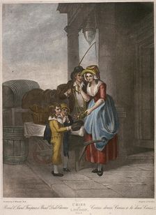 Round & Sound Fivepence a Pound Duke Cherries Cries of London, c1870. Artist: Anon