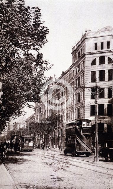 Round San Pablo in Barcelona, ??1925.
