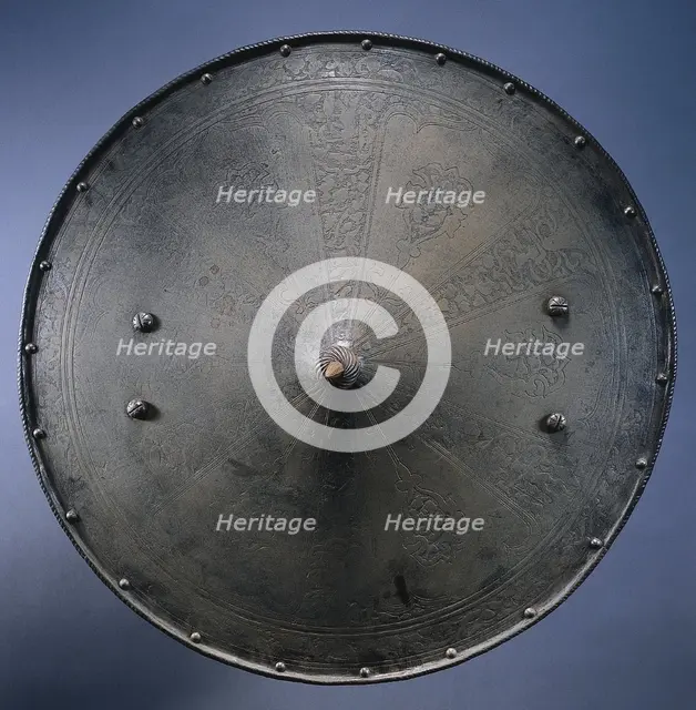 Round Shield (Rondache), c. 1550-1600. Creator: Unknown.