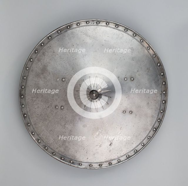Round Shield (Rondache), Western Europe, about 1625. Creator: Pierre du Coudroy.