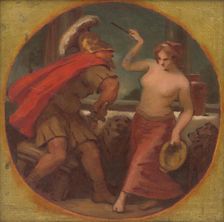 Round Study of Composition from Roman History, after 1900. Creator: Milan Thomka Mitrovsky