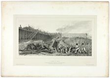 Round Way, from Souvenirs d’Italie: Expédition de Rome, 1859. Creator: Auguste Raffet