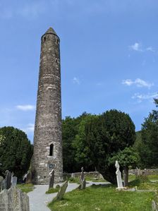 Round Tower, Glendalough, Wicklow, Ireland, June 2026. Creator: Amanda Waite