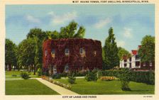 Round Tower, Fort Snelling, Minneapolis, Minnesota, USA, 1935