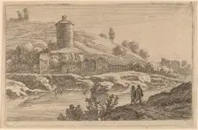 Round Tower near the Tiber. Creator: Herman van Swanevelt