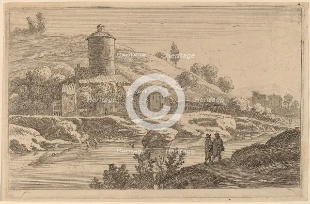 Round Tower near the Tiber. Creator: Herman van Swanevelt.