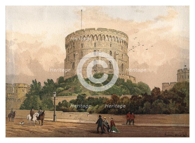 'Round Tower, Windsor', 1880. Artist: Unknown