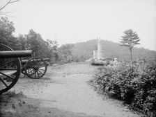 Round Top from Haslett's battery, Gettysburg, Pa., between 1900 and 1910. Creator: Unknown