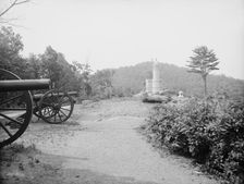 Round Top from Haslett's battery, Gettysburg, Pa., between 1900 and 1910. Creator: Unknown