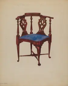 Roundabout Chair, 1937. Creator: Ruth Bialostosky